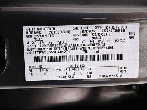 Used 2025 Ford F150 Lariat w/ Equipment Group 502A High image 48