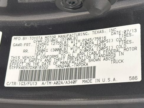 Used 2013 Toyota Tacoma 4x4 Regular Cab image 28