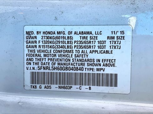 Used 2016 Honda Odyssey EX-L image 31