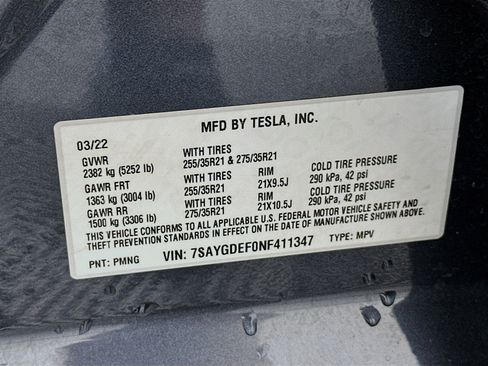 Used 2022 Tesla Model Y Performance AWD/4WD image 12