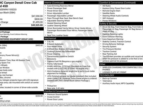 Used 2022 GMC Canyon Denali AWD/4WD image 2