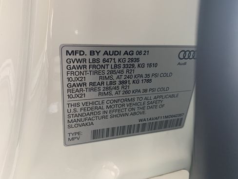Used 2021 Audi Q8 Premium AWD/4WD image 12