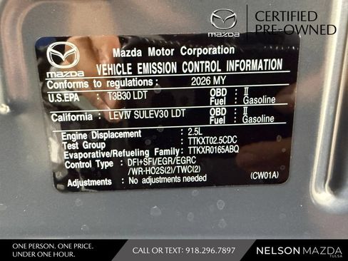 Certified 2026 MAZDA CX-50 AWD 2.5 Hybrid w/ Premium Pkg image 52