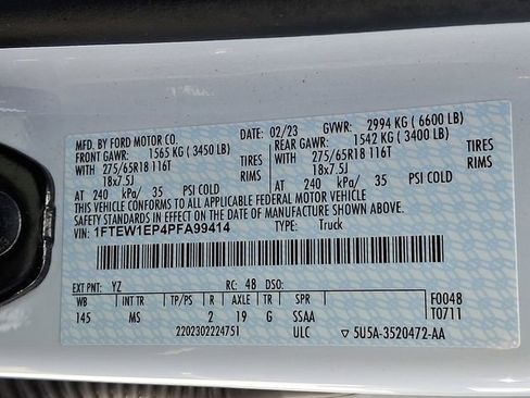 Certified 2023 Ford F150 XLT w/ Equipment Group 302A High image 27