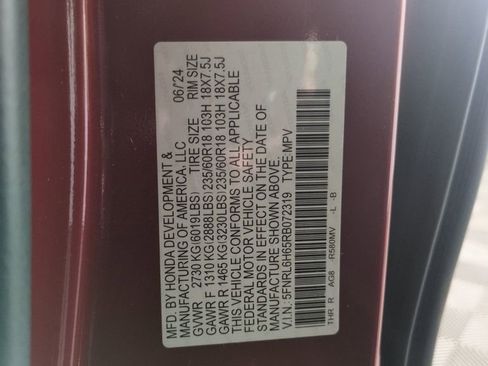 Certified 2024 Honda Odyssey EX-L image 33