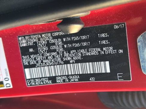 Used 2017 Toyota 4Runner SR5 RWD image 10