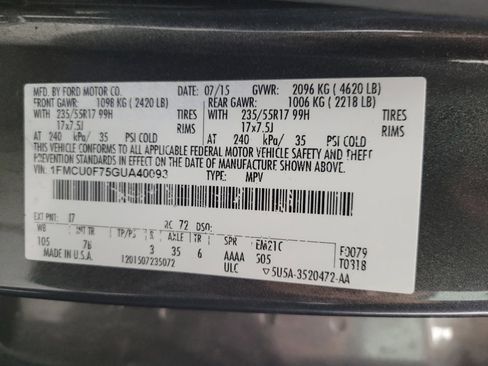 Used 2016 Ford Escape S FWD image 33