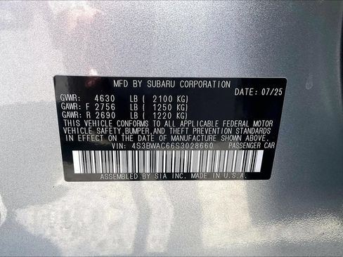 Certified 2025 Subaru Legacy Premium AWD/4WD image 31