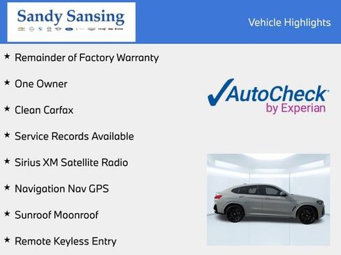 Used 2023 BMW X4 xDrive30i w/ M Sport Package image 7