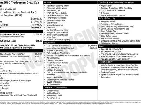 Used 2024 RAM 2500 Tradesman w/ Chrome Appearance Group AWD/4WD image 5