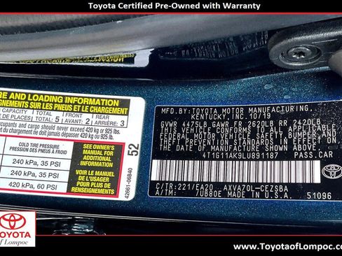 Used 2020 Toyota Camry SE image 19