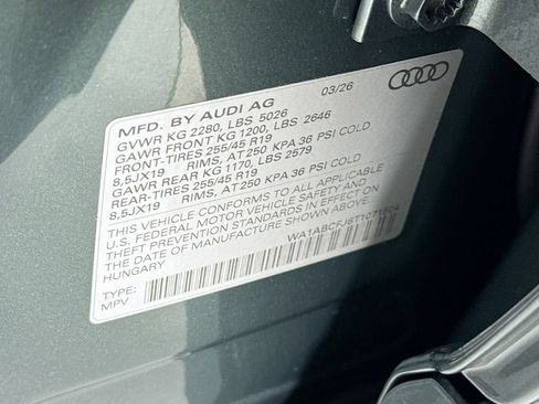 New 2026 Audi Q3 quattro 2.0T AWD/4WD image 31