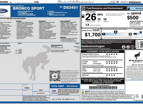 Used 2023 Ford Bronco Sport Outer Banks image 4