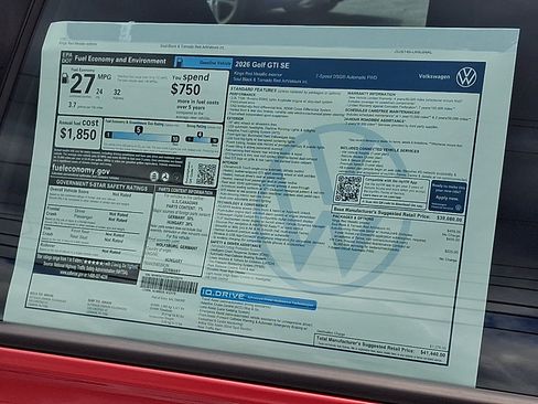 New 2026 Volkswagen GTI SE FWD image 12