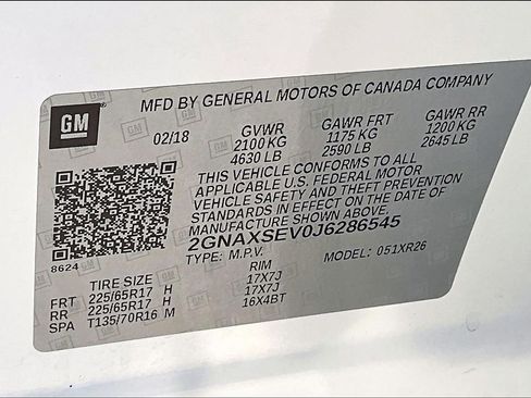 Used 2018 Chevrolet Equinox LT image 20