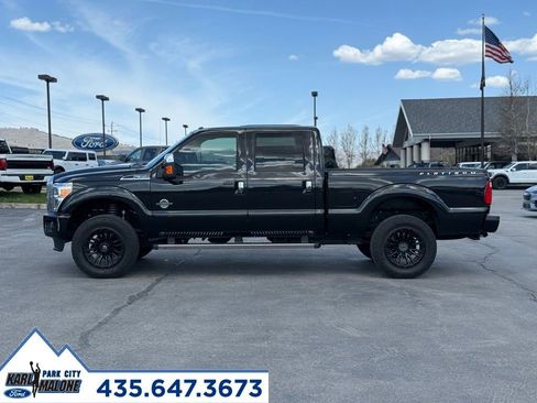 Used 2015 Ford F350 Platinum w/ FX4 Off-Road Package AWD/4WD image 2