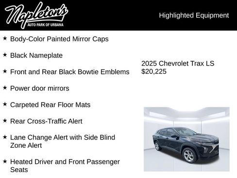 Used 2025 Chevrolet Trax LS w/ LS Convenience Package FWD image 4