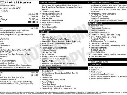 Certified 2023 MAZDA CX-5 AWD 2.5 S w/ Premium Package image 40