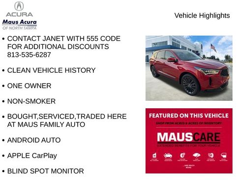 Used 2023 Acura RDX AWD w/ A-Spec & Advance Pkg image 8