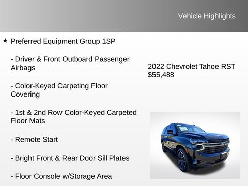 Used 2022 Chevrolet Tahoe RST w/ Luxury Package image 12