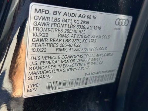 Used 2019 Audi Q8 Prestige w/ Luxury Package AWD/4WD image 21