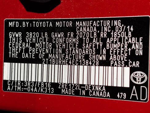 Used 2014 Toyota Corolla LE Premium image 54