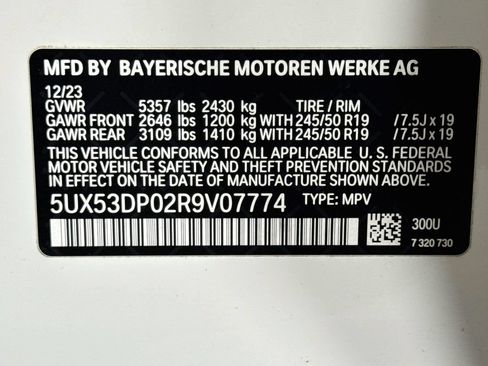 Used 2024 BMW X3 xDrive30i w/ Convenience Package AWD/4WD image 17