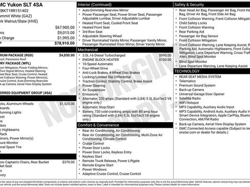 Used 2024 GMC Yukon SLT w/ SLT Premium Package AWD/4WD image 23