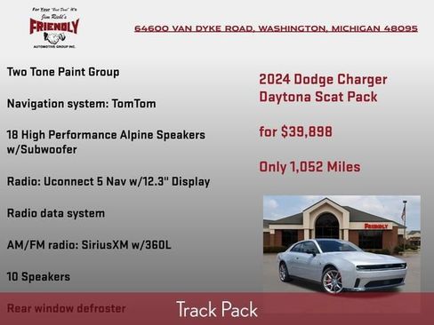 Used 2024 Dodge Charger Daytona Scat Pack w/ Plus Group AWD/4WD image 31