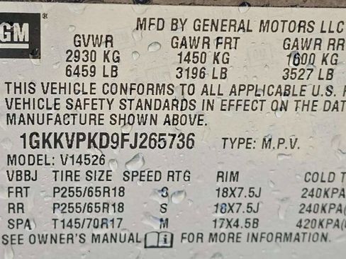 Used 2015 GMC Acadia SLE image 11