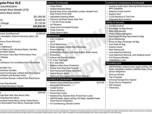 Used 2024 Toyota Prius XLE FWD image 26