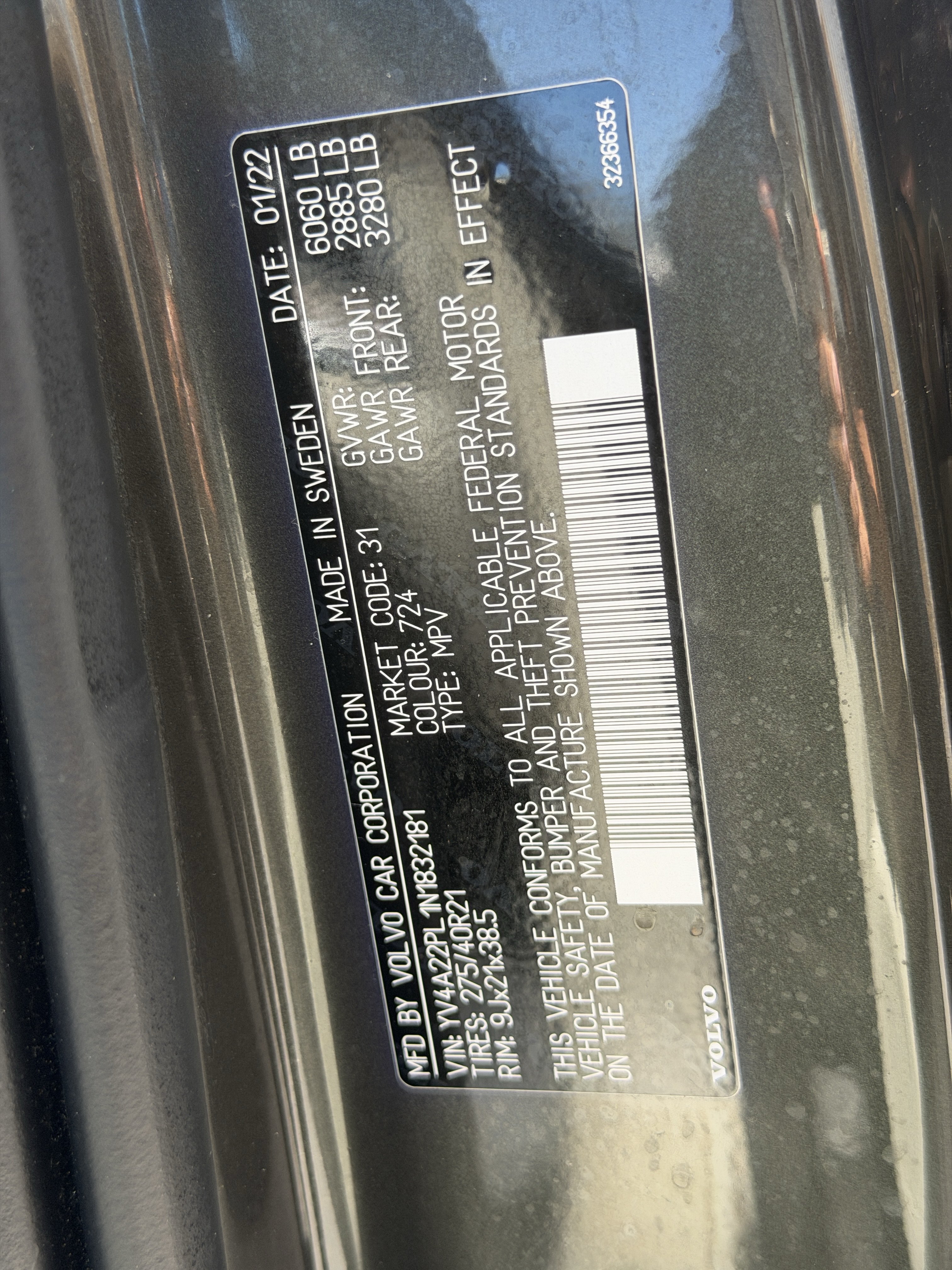 Used 2022 Volvo XC90 T6 Inscription w/ Lounge Package AWD/4WD image 39