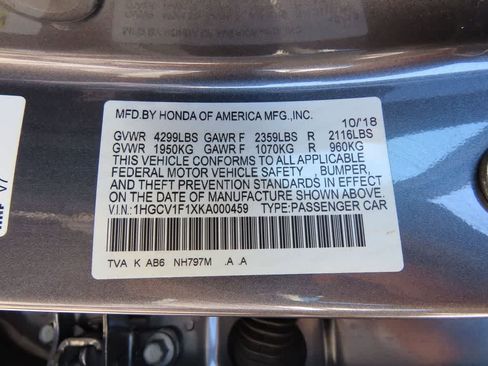 Used 2019 Honda Accord LX image 24