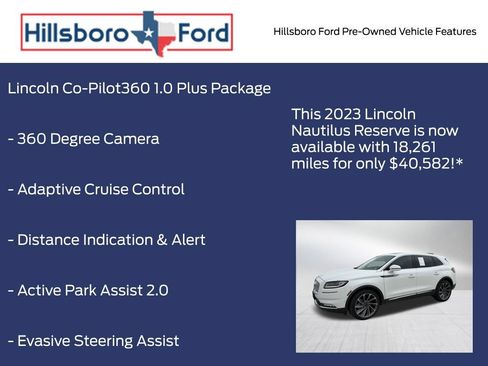 Used 2023 Lincoln Nautilus Reserve w/ Equipment Group 202A AWD/4WD image 13