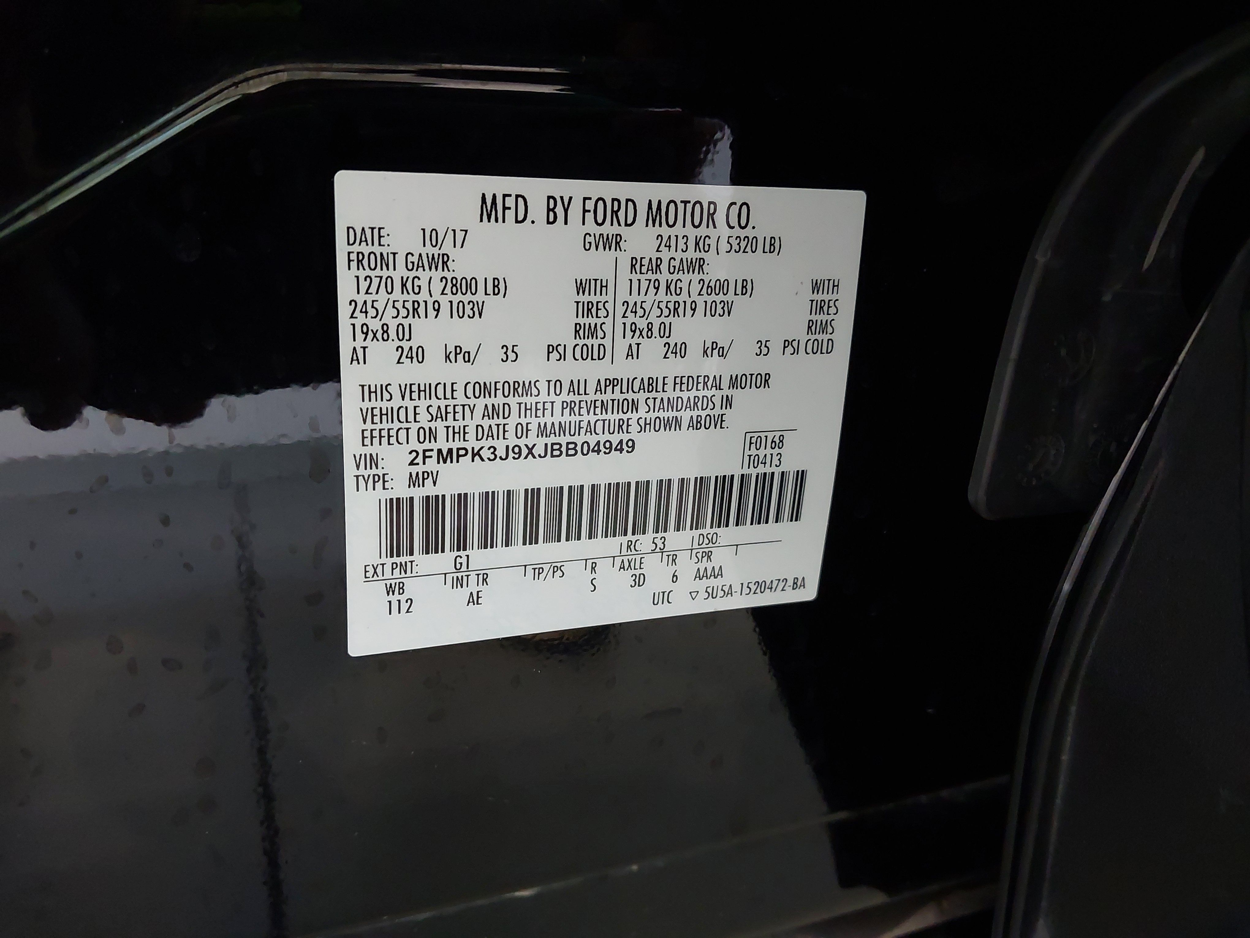 Used 2018 Ford Edge SEL w/ Equipment Group 201A FWD image 34
