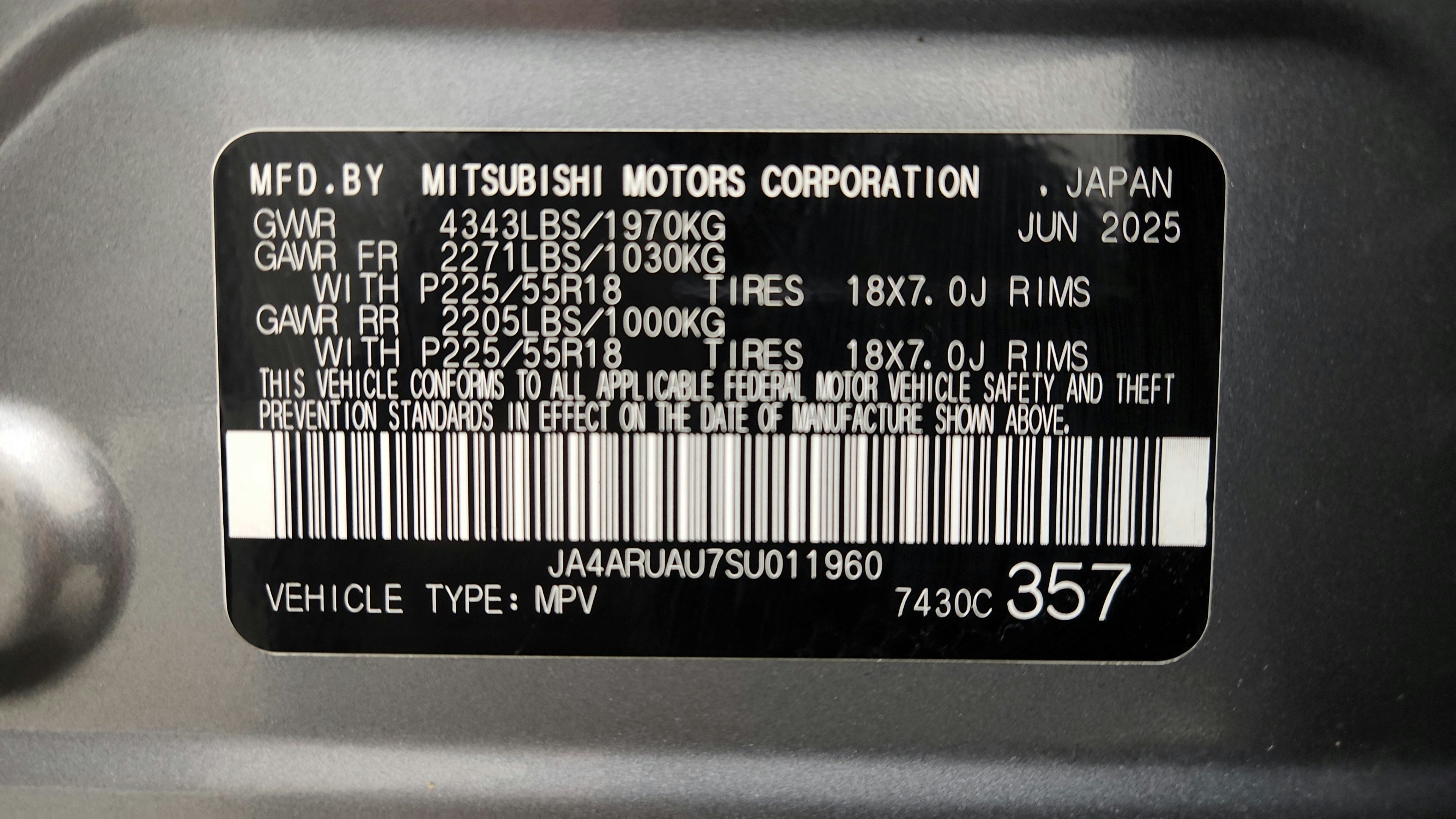 Used 2025 Mitsubishi Outlander Sport ES AWD/4WD image 20