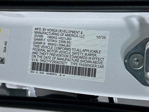 Used 2025 Honda Accord LX image 27