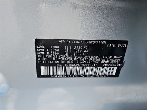 Used 2024 Subaru Legacy Touring XT image 28