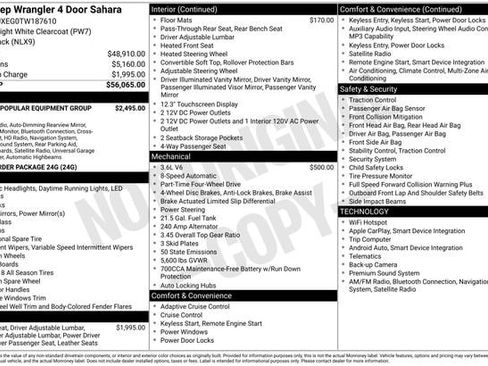 New 2026 Jeep Wrangler Unlimited Sahara AWD/4WD image 34