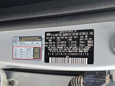 Used 2021 Kia Sorento S w/ Panoramic Sunroof Package AWD/4WD image 36