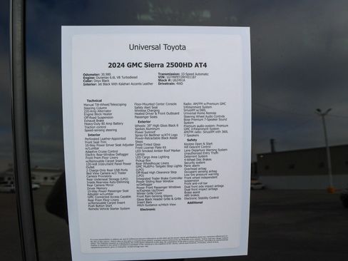 Used 2024 GMC Sierra 2500 AT4 w/ AT4 Premium Plus Package AWD/4WD image 55