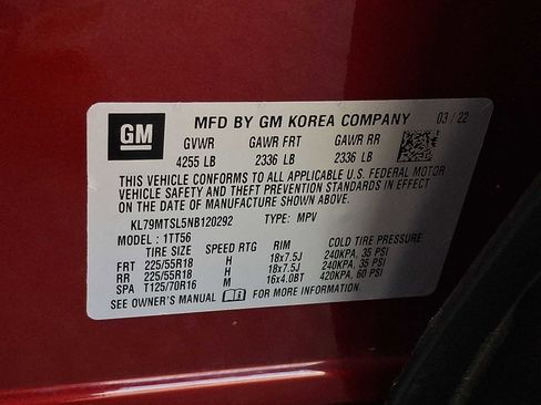 Used 2022 Chevrolet TrailBlazer RS w/ Technology Package image 27