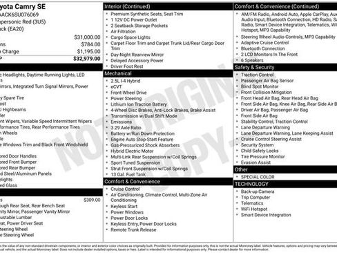 Used 2025 Toyota Camry SE image 10