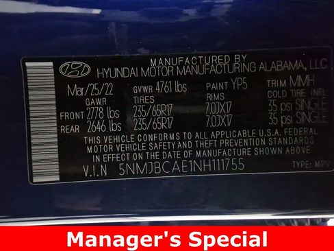 Used 2022 Hyundai Tucson SEL image 23