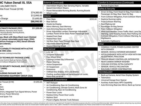 Used 2021 GMC Yukon XL Denali w/ Denali Ultimate Package AWD/4WD image 2