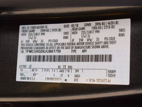 Used 2018 Ford Escape SE FWD image 36