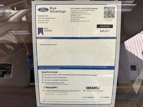 Used 2024 Subaru Crosstrek 2.0i Premium AWD/4WD image 5