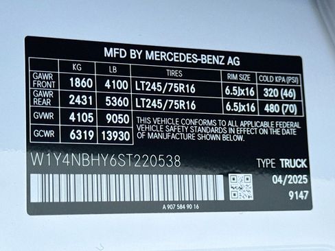 New 2025 Mercedes-Benz Sprinter 2500 image 27