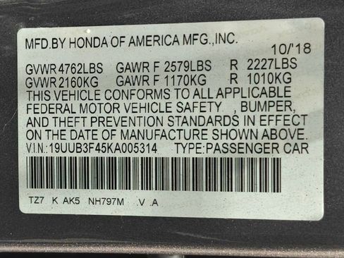 Used 2019 Acura TLX V6 SH-AWD w/ Technology Pkg image 55