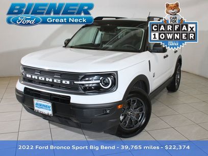 Used 2022 Ford Bronco Sport Big Bend w/ Convenience Package